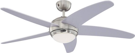 Plafondventilator Westinghouse Bendan (Ø) 132 cm Met afstandsbediening, Met lamparmatuur