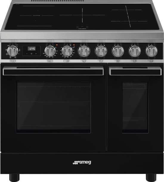Smeg Master CUISINIERE CPF92IMBL Cuisinière Plaque avec zone à induction Noir A