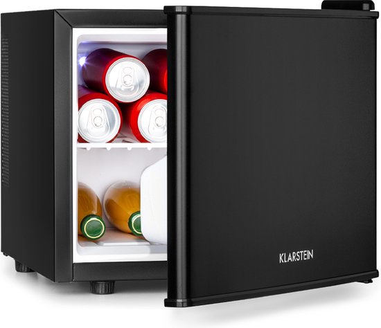 Klarstein Mini Koelkast 17 Liter - Barmodel koelkast - 3 Standen - 2 Niveaus - 26 dB