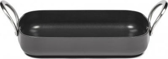 Serax Pure by Pascale Naessens Braadslede - 30x20cm - H 6cm - Zwart