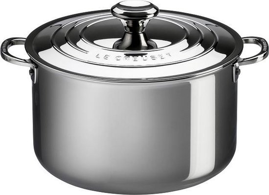 LE CREUSET - RVS - Kookpan 24cm 6,60l