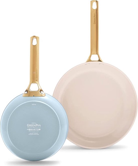 kookpotten / pannen set - Non-stick / Koekenpannenset, frying pan set, PFAS-vrij, vaatwasserbestendig
