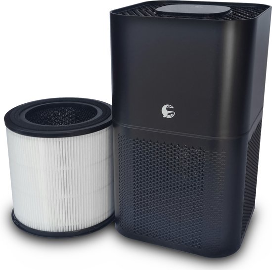 Luchtreiniger met Anti Bacterie & Virus UVC licht - Hoge CADR Air purifier met HEPA filter en actief koolstoffilter