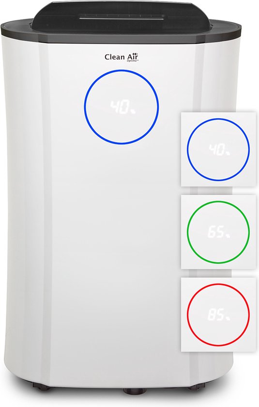 Clean Air Optima® CA-707 - 2in1 Luchtontvochtiger en Luchtreiniger - 20 liter/dag - Automatische ontvochtiging - 5 voudige filtertechnologie - Bijzonder geluidsarm