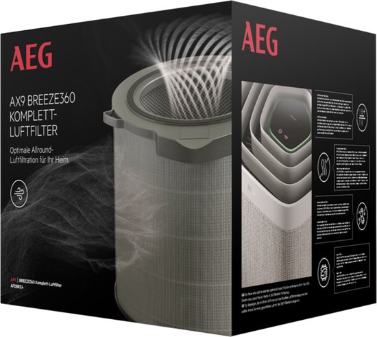 AEG AFDBRZ4 AX9 Breeze 360 compleet luchtfilter - Filter voor luchtbehandeling - Luchtreiniger
