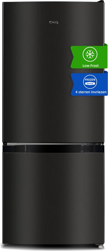 CHiQ low frost koelkast - 117 liter - Zwart model - Klein formaat