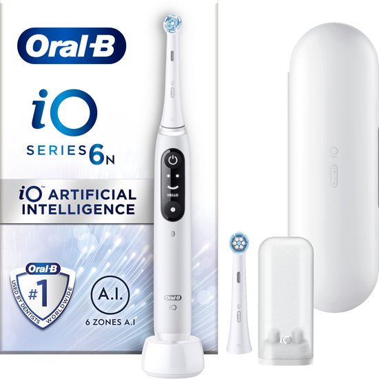 Oral-B iO 6N - Elektrische Tandenborstel - Wit