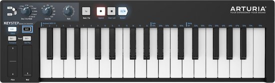 Arturia KeyStep Black Edition - MIDI keyboard controller en sequencer