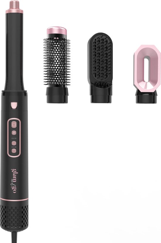 Glam and Go - Pro Air - Multistyler - Krachtige motor - Cold Shot - 3 Temperatuur Instellingen - 3 Kracht Instellingen