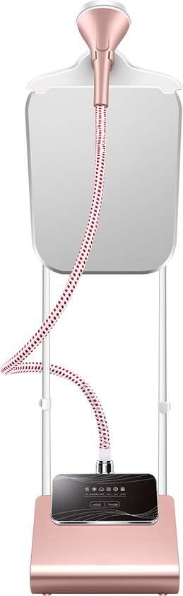Niceey Kledingstomer - Incl. Strijkplank - Met 6 Standen - Krachtig Stomen - 1800Watt - 2,5L Watercapaciteit - Wit/Roze