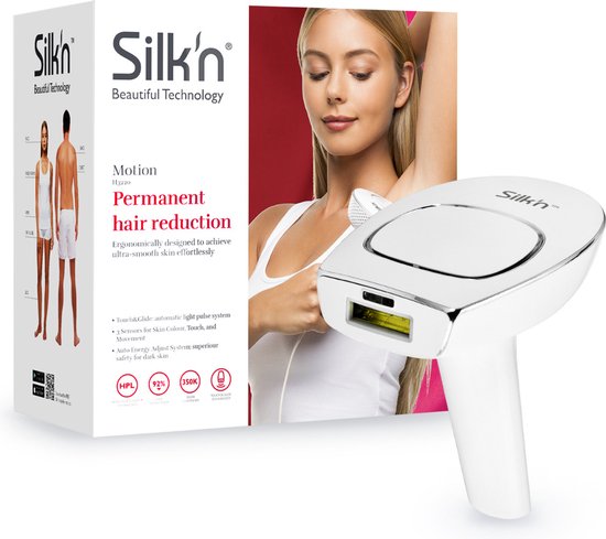 Silk'n Ontharing - Motion - Moeiteloze & ergonomische Ontharingsapparaat - Wit