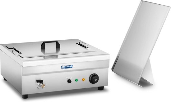 Royal Catering Frituurpan - Friteuse - Frietpan - 18 L - Koude zone