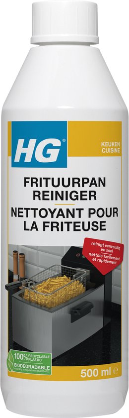 HG frituurpanreiniger - 500 ml - reinigt eenvoudig en snel