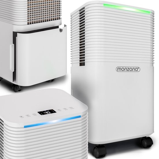 MONZANA Luchtontvochtiger - Wifi app 15 tot 20m² 12l/dag - Wit