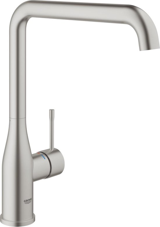 GROHE Essence New Keukenkraan - Hoge uitloop - Draaibaar - RVS