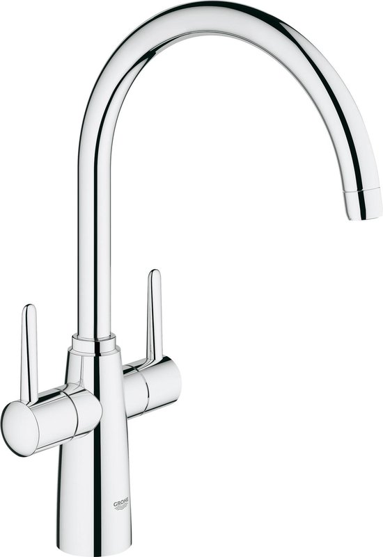 GROHE Ambi Keukenkraan - hoog model - draaibare uitloop - chroom - 30189000