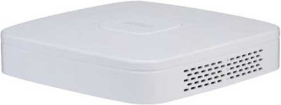 Dahua Network Video Recorder NVR4104-P-4KS2/L met 4 x PoE - 1 HDD (niet meegeleverd) - ONVIF - 4 kanalen - 4K opname