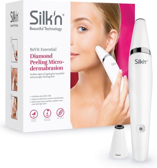 Silk'n ReVit Essential - Huidverjongingsapparaat - Microdermabrasie - Verwijdert dode huidcellen