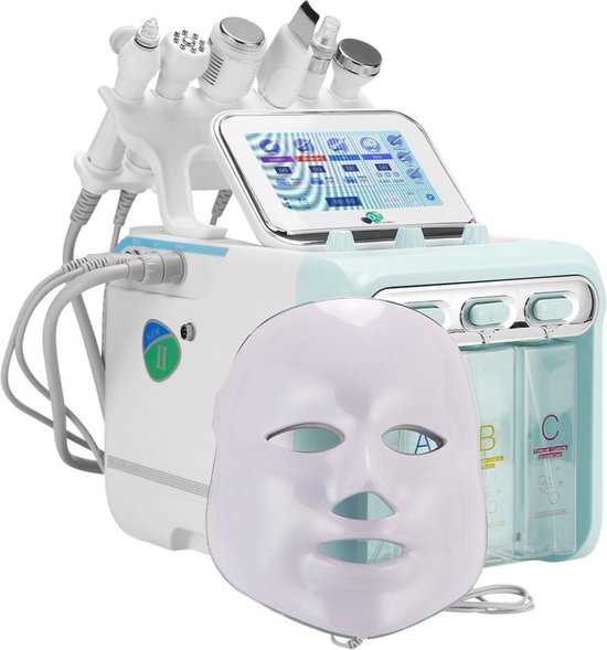 EVERFUZE - Microdermabrasie - Huidverjongingsapparaat Mee Eters Verwijderen - Microdermabrasie Apparaat Gezicht Acne - Anti Rimpel - Poriën Verkleinen - 7 in 1 - NIET VOOR BEGINNERS