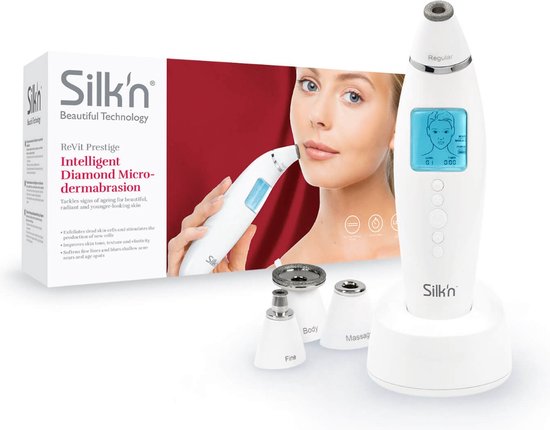 Silk'n ReVit Prestige - Huidverjongingsapparaat - Microdermabrasie - Verwijdert dode huidcellen