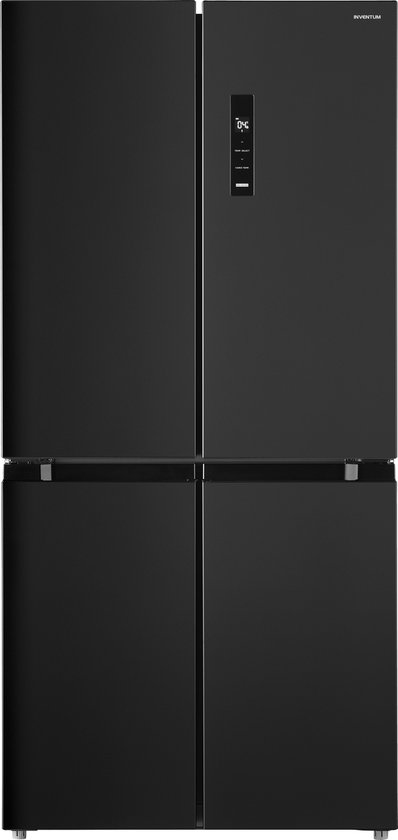 Inventum SKV4178B - Amerikaanse koelkast - 4 deuren - Display - Stil: 35 dB - No Frost - 474 liter - Zwart