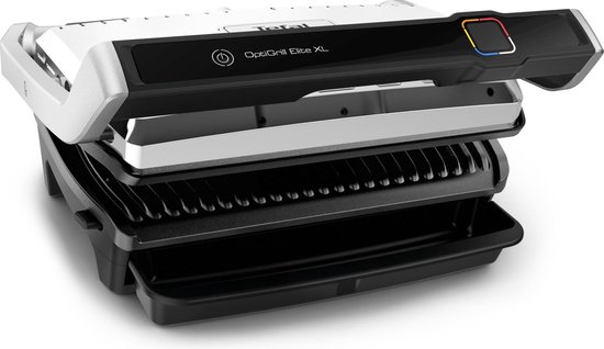 Tefal OptiGrill Elite XL GC760D - Contactgrill - Groot grilloppervlak - 16 automatische kookprogramma’s - 2200W - RVS