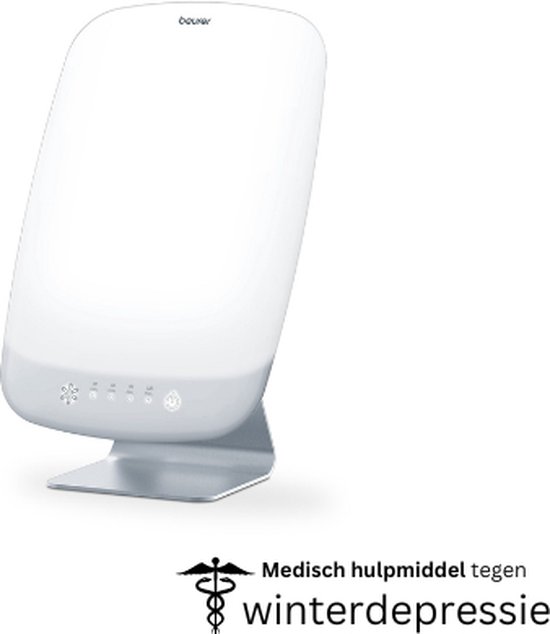 Beurer TL 95 Lichttherapielamp - Daglichtlamp - SunLike® LED - Oppervlak: 30 x 37 cm - Dimmer 6 intensiteitsniveaus - 10.000 Lux (op 25 cm) - Timer - Kantelbaar - Incl. adapter - 3 Jaar garantie