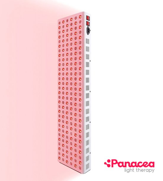 Panacea LED Infraroodlamp Dual Chip Rood Licht Therapie - Collageen Lamp – Bevordert bloedcirculatie – Fibromyalgie - Afvallen - Lichttherapie - Infrarood sauna