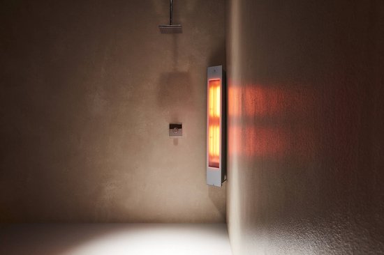 Sunshower Solo Opbouw - Infrarood Lampen - 20x125x18 cm - Aluminium