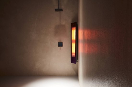 Sunshower Solo Opbouw - Infrarood Lampen - Zwart