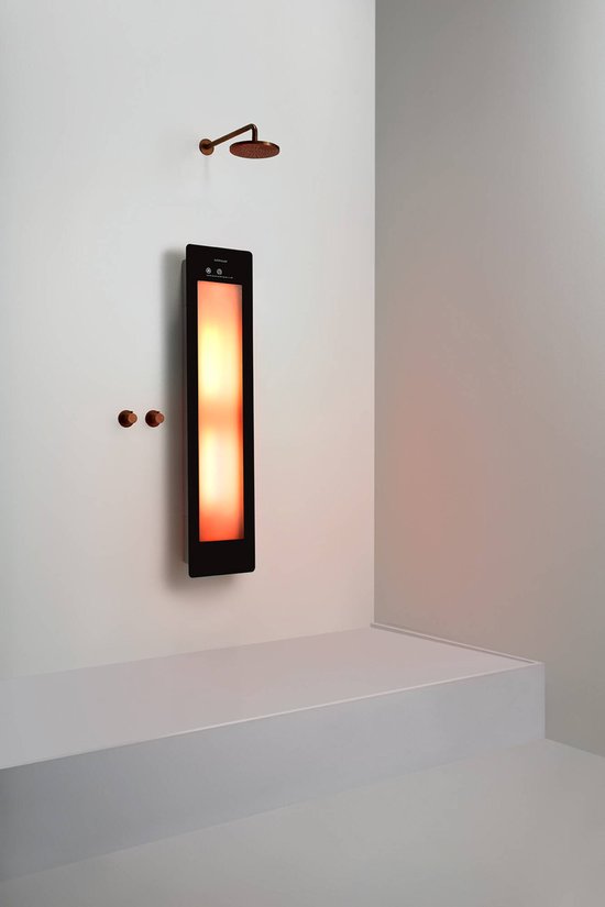Sunshower One M opbouw vlak met infrarood black
