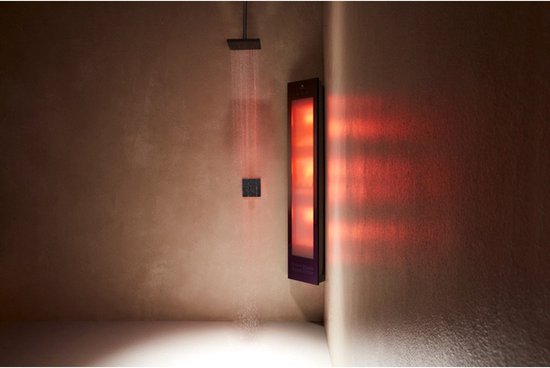 Sunshower Combi Black UV- en infrarood opbouwapparaat 29x144x22.8cm full body 2000watt zwart/aluminium