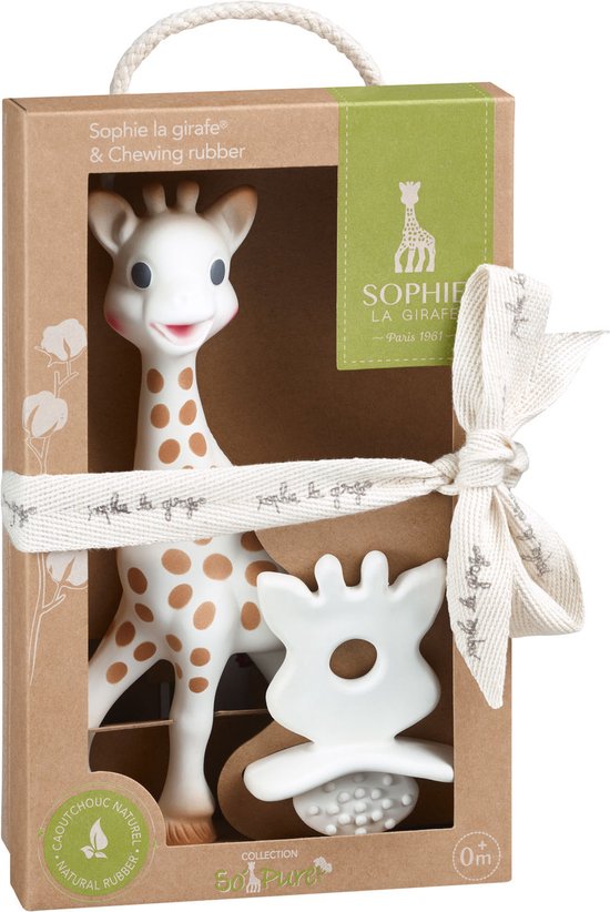 Sophie de giraf - So Pure - Bijtspeelgoed - Bijtspeentje - 100% natuurlijk rubber
