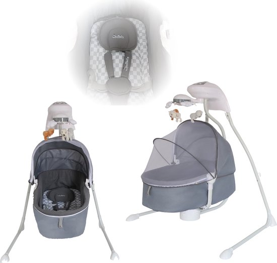 Quilola Elektrische Wieg en Schommelstoel in 1 - Geschikt voor 0-36 maanden