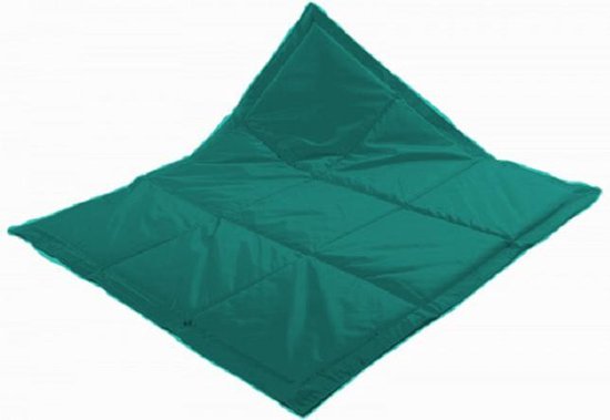 KidZ ImpulZ - Speelkleed Baby - Dik - Afneembaar - Opvouwbaar - XS: 120 x 120 cm - Smaragdgroen, Petrol
