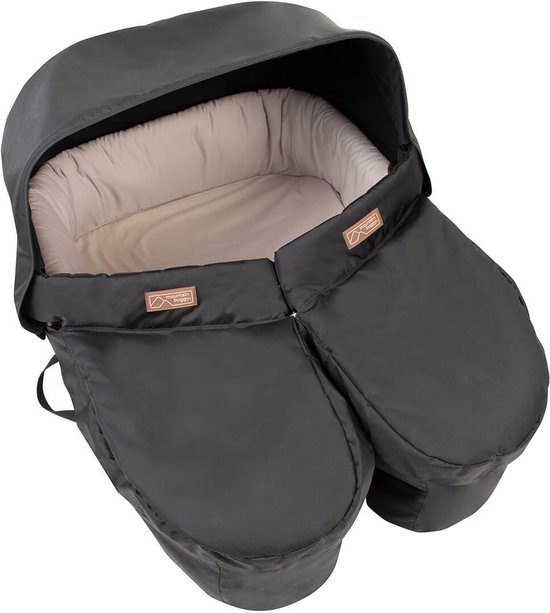 Mountain Buggy Carry Cot Plus Twins ( incl. regenhoes)