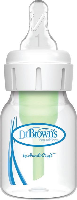 Dr. Brown's Options+ Anti-Colic Babyfles - Smalle halsfles - 60ml