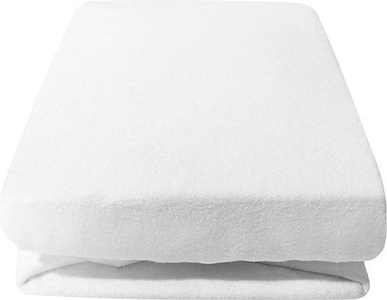 Cillows Premium Molton Hoeslaken voor Kinderen - Katoen (stretch) - Wit - 70x160 cm