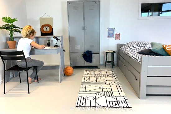 Rockwood® Kinderkamer Combi Grey inclusief montage met lattenbodem