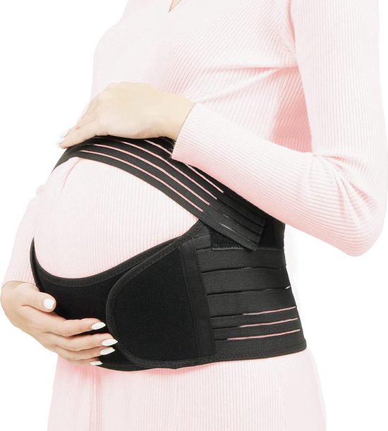 Zwangerschapsband M Zwart Buikband Tijdens en Na Zwangerschap Bekkenband Steunband