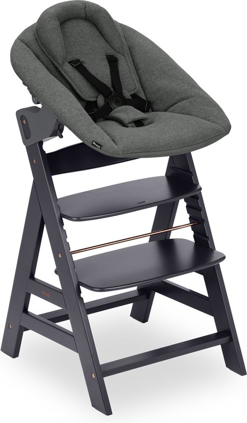 Hauck kinderstoel set Alpha Newborn Set Plus, Dark Grey