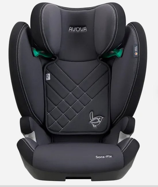 Autostoel Avova Grey/Black 3-12 jaar