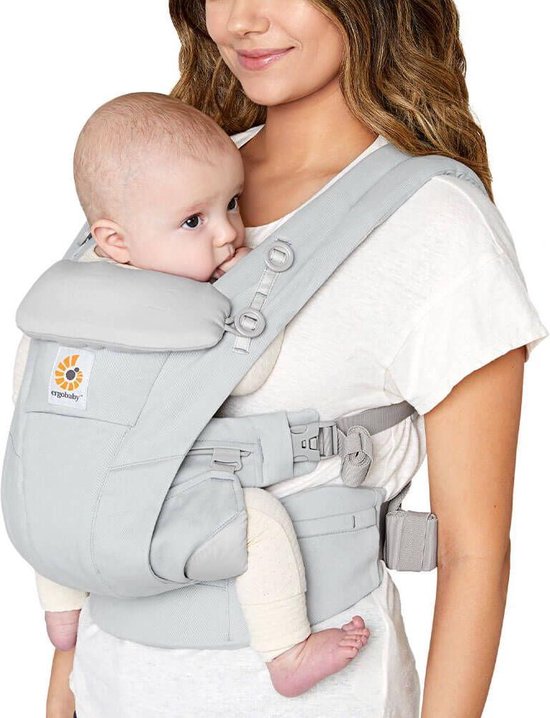 Ergobaby baby draagzak Omni Dream Pearl Grey - ergonomische draagzak vanaf geboorte