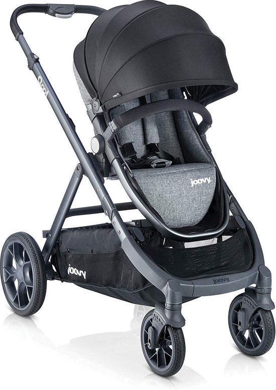 Joovy Qool Kinderwagen - Grijs - Duo Kinderwagen - Uitbreidbaar
