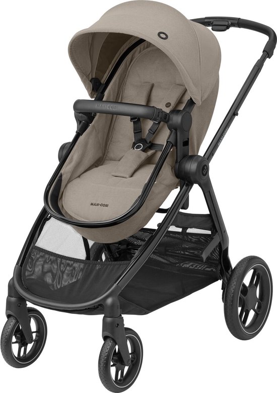 Maxi-Cosi Zelia³ Luxe 2-in-1 Kinderwagen - Omkeerbare zitting - Eenhandvouw - Twillic Truffle - Vanaf de geboorte tot ca. 4 jaar