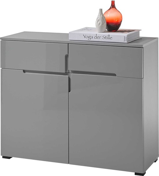 Emob - Commode - Grijs - 100x38x82 cm