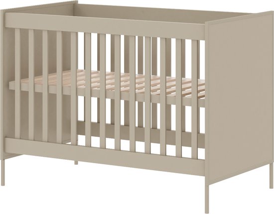 Cabino Babybed / Ledikant Belmond verstelbare bodem 60x120 cm - Clay