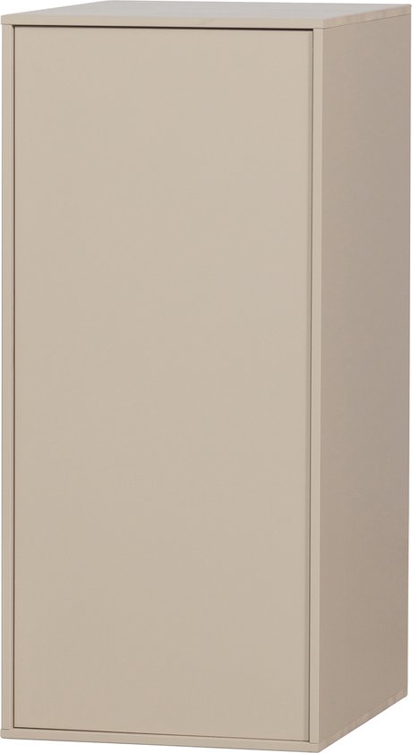 vtwonen Daily Kast Single - Grenen - Dakargrau - 110x50x58