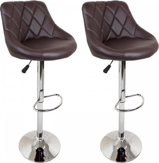 Barkrukken - 2 stuks - Bruin