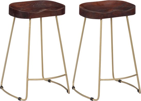 vidaXL-Gavin-barkrukken-2-st-massief-mangohout